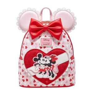 Loungefly Mickey & Minnie Valentine's Day Chocolate Scented Backpack Exclusive